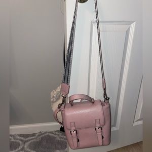 Mauvy pink Urban Expressions back pack crossbody